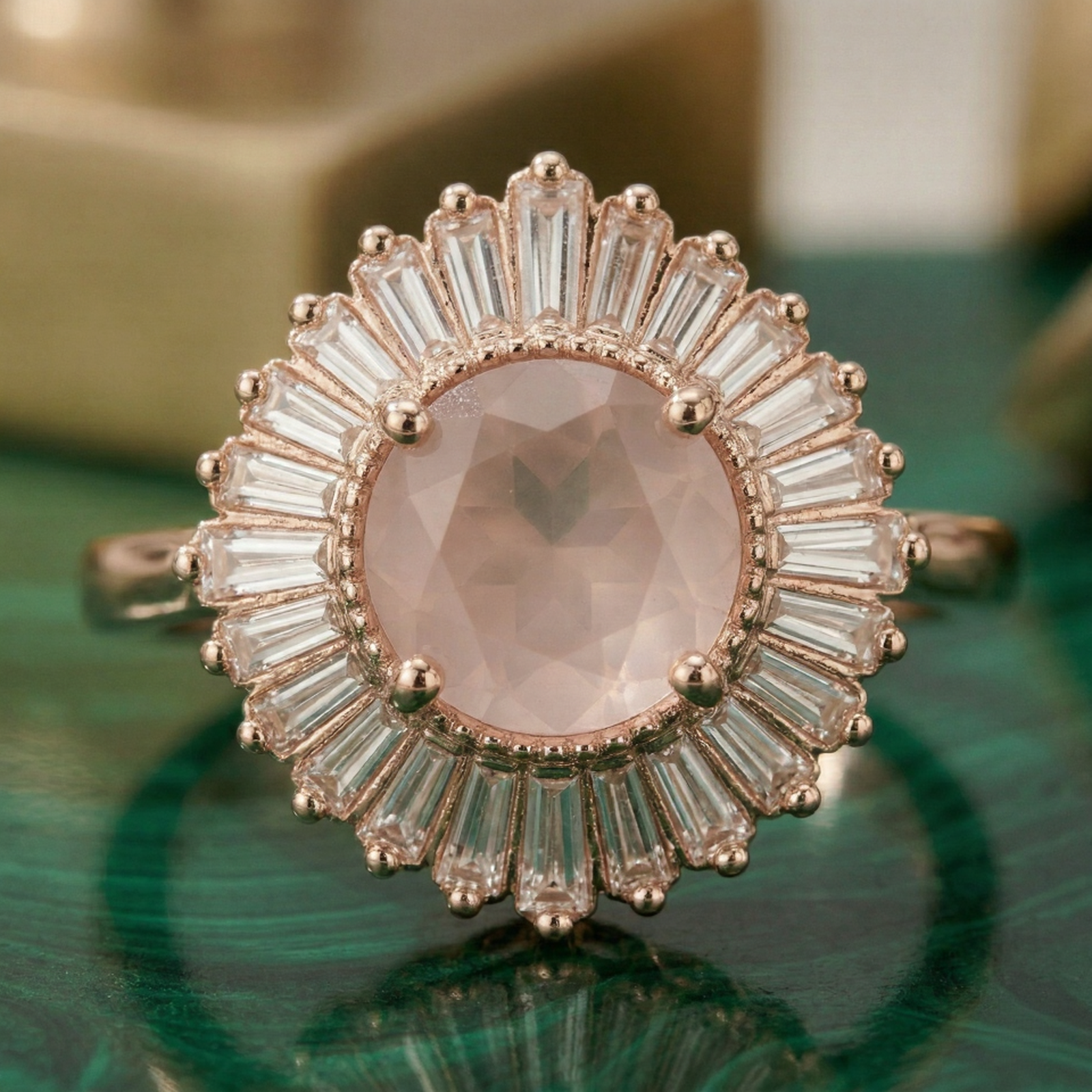 Sunburst Halo Ring R-01