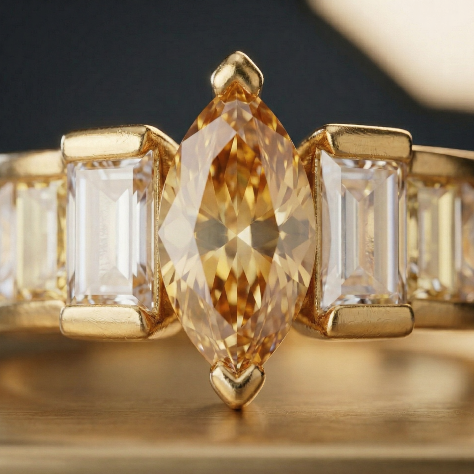 Gilded Horizon Marquise Ring R-04 - Image 2