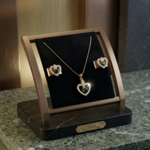 Verdant Love Pendant & Earring Set NS-02