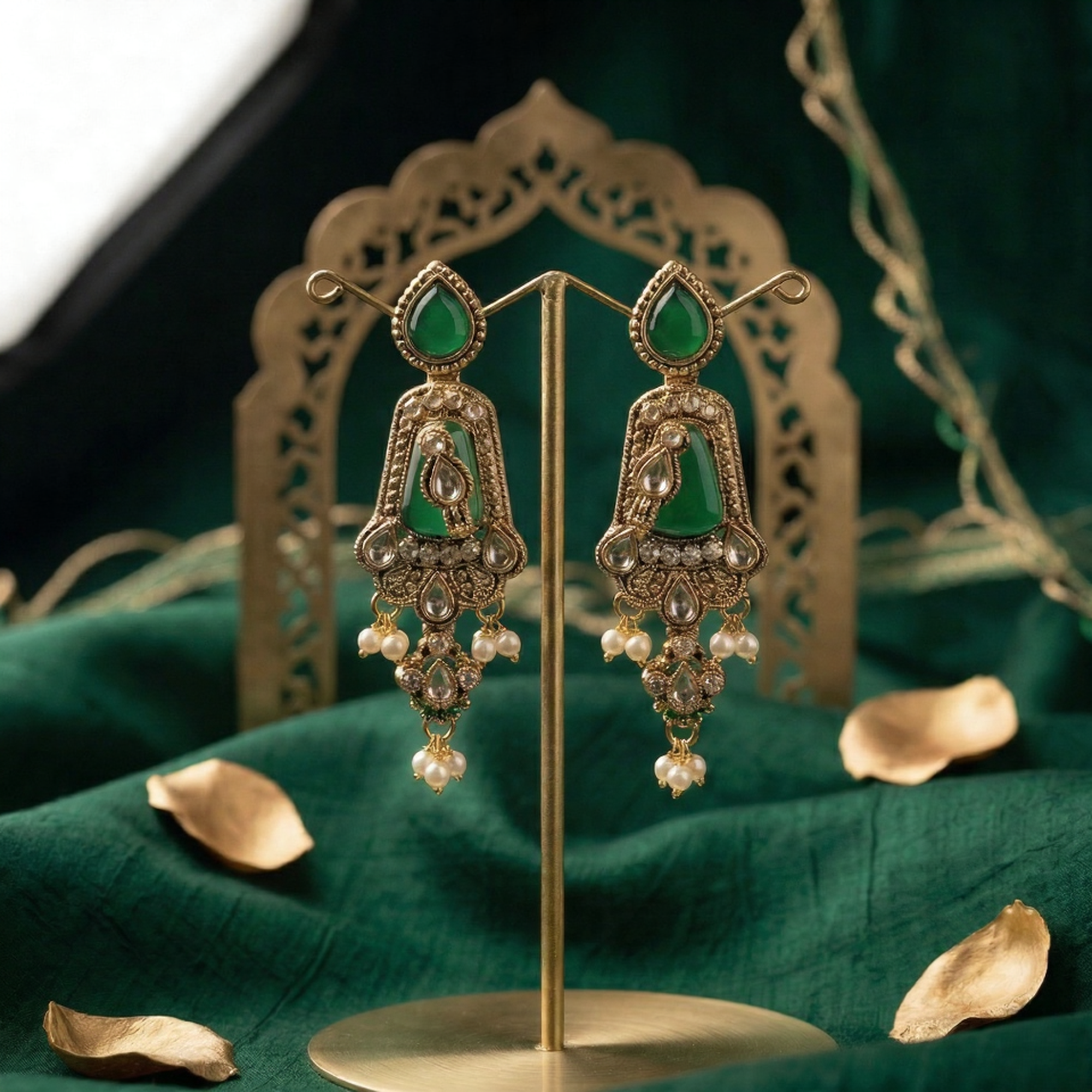 Verdant Heirloom Earrings E-09 - Image 2