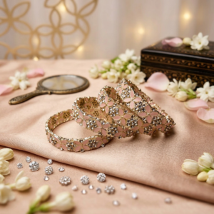 Blush Meenakari & Crystal Kadas B-04