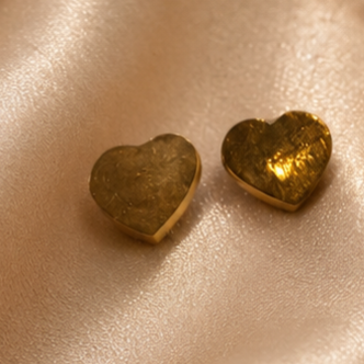 Golden Heart Elegance Necklace Set NS-06 - Image 2